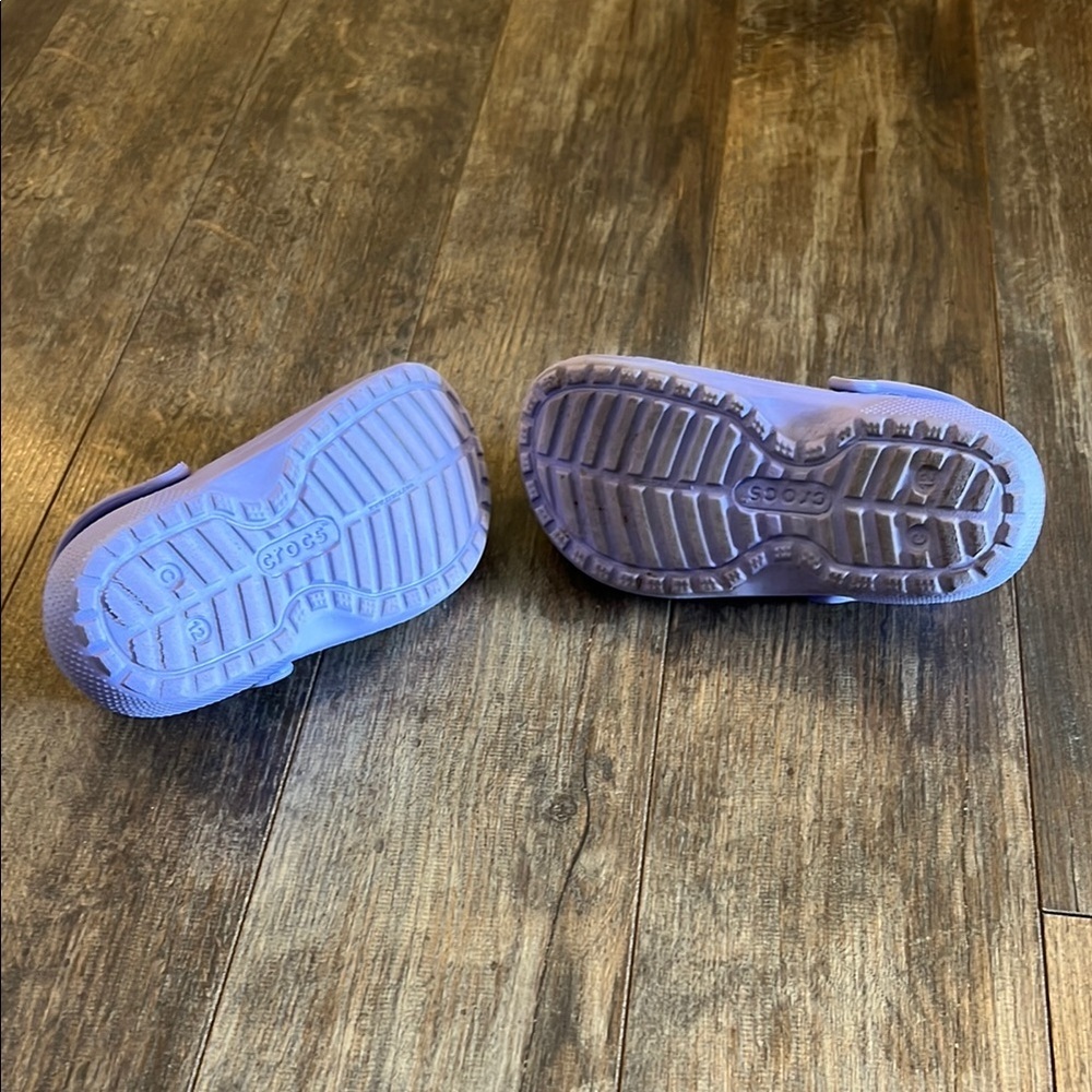 CROCS Purple Clog Shoes - Picture 10 of 10